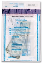 11" x 15" Single Pocket-Clear Deposit Bag
