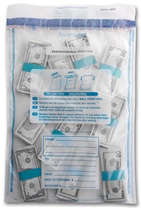 15" x 20" Single Pocket-Clear Deposit Bag