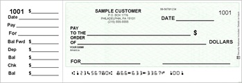 End-Stub Personal Size Checks - Low Vision Format