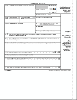 1098-C [C] Donor's File Copy C - Laser Forms