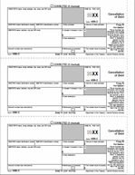 1099-C [B] Debtor Copy B - Laser Forms