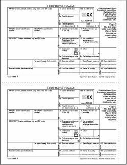 1099-R [2] Recipient State Copy 2 - Laser Forms