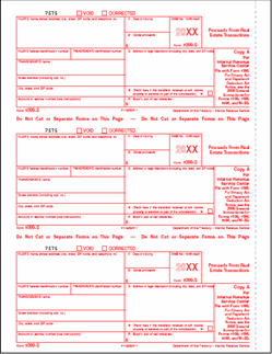 1099-S [A] Federal Copy A - Laser Forms