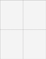 Blank W-2 – 4-Up Quadrants Laser Tax Forms - with 4 panel  instructions