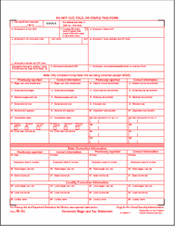 W-2C  [A] Federal Copy A - Laser Forms