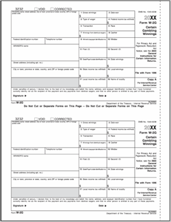 W-2G  [A] Federal Copy A - Laser Forms