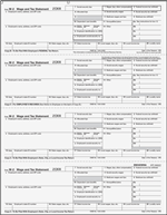 W-2 [B/C/2/2] Employee’s Copies - Federal Copy B, Record Copy C, State Copy 2, and extra State/Local Copy 2 - 4-Up Laser Forms