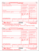 W-2  [A] Federal Copy A - Laser Forms