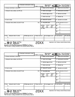 W-2  [B] Employee’s Federal Copy B - Laser Forms