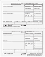 W-2 [B/C] Employee’s Copies - Federal Copy B and Record Copy C – 2-Up Laser Forms