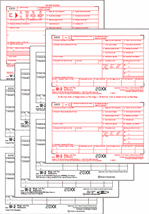 W-2 Traditional Preprinted Set 4-part