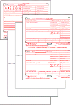 W-2 Traditional Blank Set 4-part