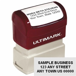 Compact 3 Line Pre-Inked Stamp