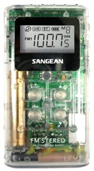 AM/FM Stereo Pocket Radio - Clear