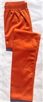 Inmate pants, solid color