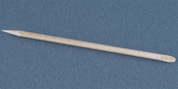 Polished wood manicure stick