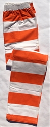 Inmate pants, color stripes