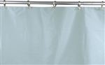 Grommet-Style shower curtain, LightGreenVinyl, Grommets and Rings