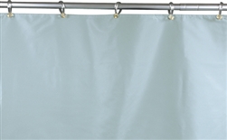 Grommet-Style shower curtain, LightGreenVinyl, Grommets and Rings