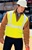 Safety vest combines reflective taping with a fluorescent body color for high visibility, Non-ANSI