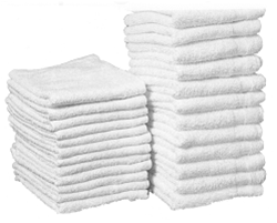 Terry washcloths, economy