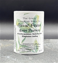 Mini Feelin' Fresh Talc-Free Foot Powder - 100% Natural - 60 ml (2.0 fl oz) Shaker Tube