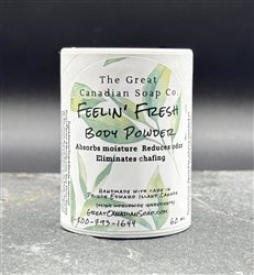 Feelin' Fresh Foot Powder- 60 ml (2.0 fl oz)