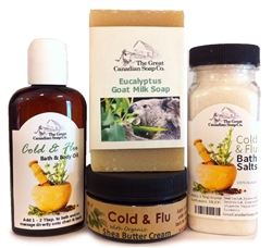 Cold & Flu Bundle - 100% Natural - 4 Items