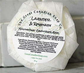 Lavender & Rosemary Conditioner Bar 70 g (2.5 oz)