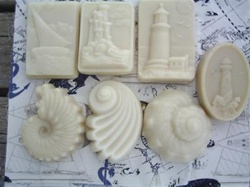 Seaside Molded Goat Milk Soap - Lavender