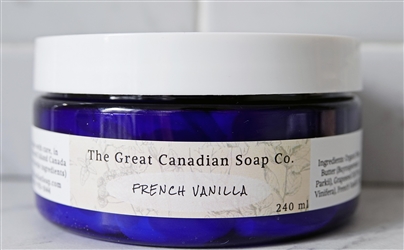 French Vanilla Organic Shea Butter Cream - 240 ml