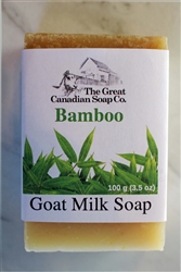 Bamboo Goat Milk Soap - Rectangle Bar 100 g