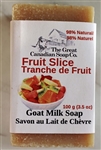 Fruit Slice Goat Milk Soap - Rectangle Bar 100 g