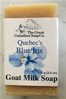 Quebec's Blue Iris Goat Milk Soap - 100 g
