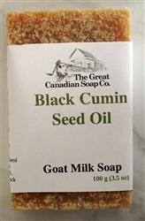 Black Cumin Seed Goat Milk Soap Rectangle Bar 100g