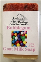 Bubble Gum Goat Milk Soap - Rectangle Bar 100 g