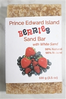 Prince Edward Island Berries & Sand Goat Milk Soap - 98% Natural - 100 g (3.5 oz) Rectangle Bar