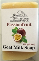 Passionfruit Goat Milk Soap - 98% Natural - 100 g (3.5 oz) Rectangle Bar