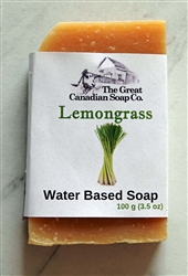 Water Based Lemongrass Soap - Rectangle Bar 100 g