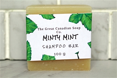 Minty Mint Goat Milk Shampoo Bar - Square 100 g