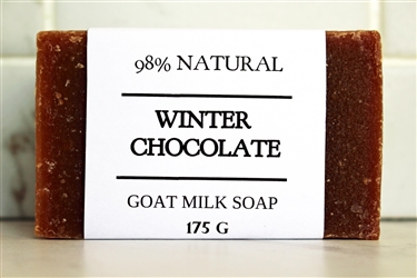 Winter Chocolate Goat Milk Soap - Large Bar 175 g