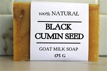 Black Cumin Seed Goat Milk Soap - Large Bar 175 g