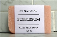 Bubble Gum Goat Milk Soap - Rectangle Bar 100 g