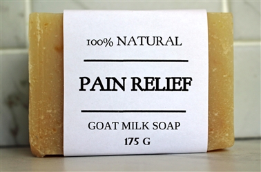 EXTRA LARGE BAR - Pain Relief Goat Milk Soap - 100% Natural - 175 g (6.2oz)