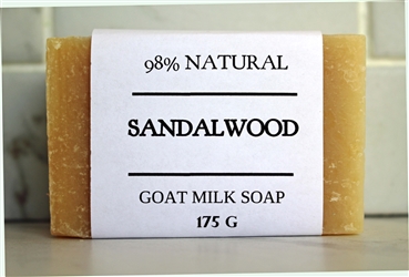 Sandalwood Goat Milk Soap - EXTRA LARGE Bar 175 g