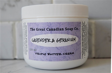 Lavender and Geranium Triple Butter Cream