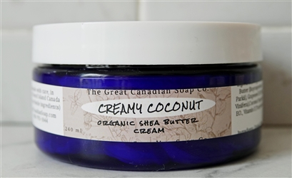 Coconut Organic Shea Butter Cream - 240 ml