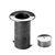 Floor Socket and Cap with 1/4" Flange Lip (For Lavi Rope Stanchions) - Model 544/2