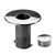 Floor Socket and Cap with 1-1/2" Flange Lip (For Lavi Rope Stanchions) - Model 545/2