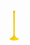 Yellow 2" diameter plastic stanchion